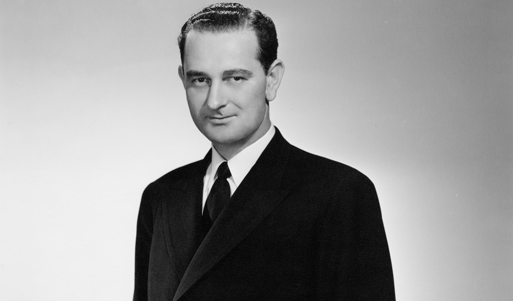 Portrait of Lyndon B. Johnson in Navy Uniform; 03/1942