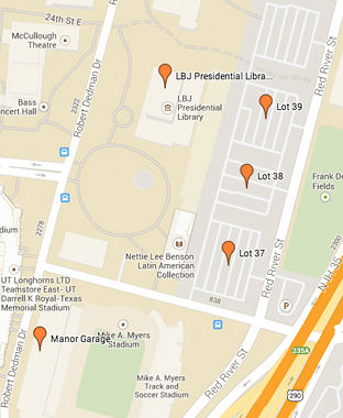 Vietnam War Summit Parking Map