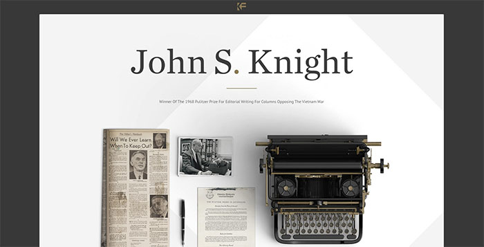 John S Knight Editorial Website