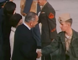 December 1966: LBJ Meets with Wounded Combat Soldiers